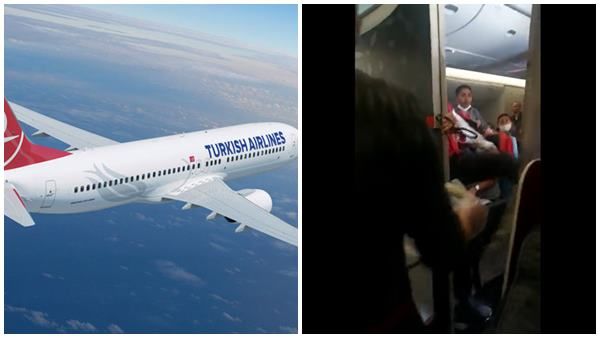 വിമാന ജീവനക്കാരന്റെ കൈയ്യില്‍ കടിച്ച് യാത്രക്കാരന്‍; പൊരിഞ്ഞ തല്ല്, പൈലറ്റ് ചെയ്തത് ഇക്കാര്യം