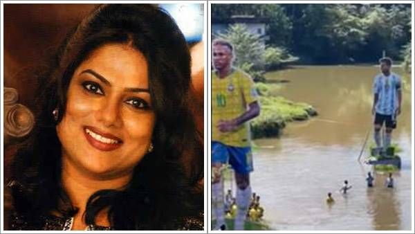 'ഇത് കേരളത്തിന് അഭിമാനം, ഈ സന്തോഷം ഇല്ലാതാക്കരുത്'; കട്ടൗട്ടുകള്‍ മാറ്റരുതെന്ന് നടി രഞ്ജിനി