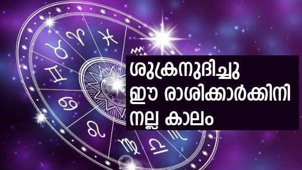 പുതിയ വാഹനം, സമ്പത്ത്, പ്രണയസാഫല്യം... ഭാഗ്യങ്ങള്‍ ഒന്നൊന്നായി..; ഈ രാശിക്കാര്‍ക്ക് ശരിക്കും ശുക്രനുദിച്ചു
