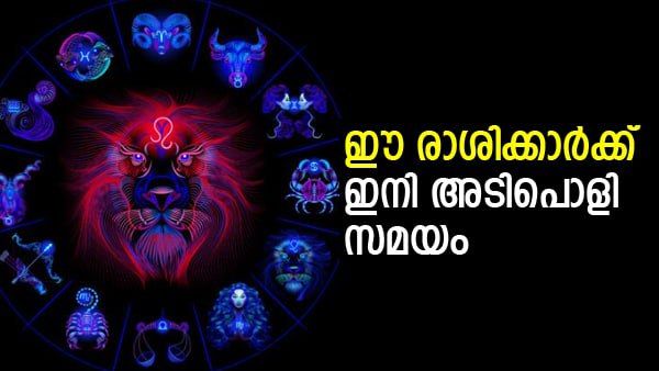 കാത്തിരുന്ന രാജയോഗം അടുത്തെത്തി; ഇനി ആഘോഷത്തിന്റെ നാളുകള്‍; ഈ ഭാഗ്യരാശിക്കാരാണോ