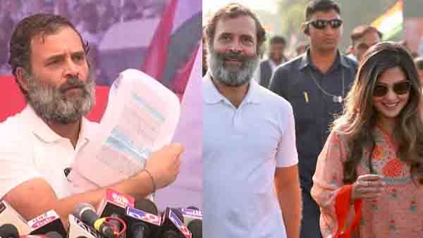 സവര്‍ക്കറെ വിടാതെ രാഹുല്‍, മാപ്പപേക്ഷ ഉയര്‍ത്തിക്കാട്ടി മറുപടി; ഭാരത് ജോഡോ യാത്രയില്‍ റിയാ സെന്നും