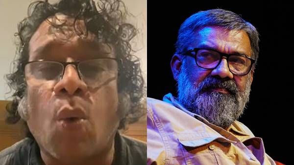 'മാടമ്പിത്തരത്തിനെതിരെയുള്ള പ്രതിഷേധം'; രഞ്ജിത്തിനെതിരെ കൂവിയും കുരച്ചും ഹരീഷ് പേരടി, വീഡിയോ