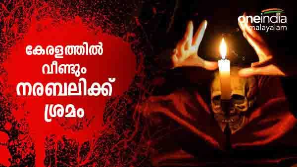 കേരളത്തില്‍ വീണ്ടും നരബലിക്ക് ശ്രമം; വാളെടുത്ത് വെട്ടാനോങ്ങി മന്ത്രവാദി, യുവതി രക്ഷപ്പെട്ടത് തലനാരിഴക്ക്