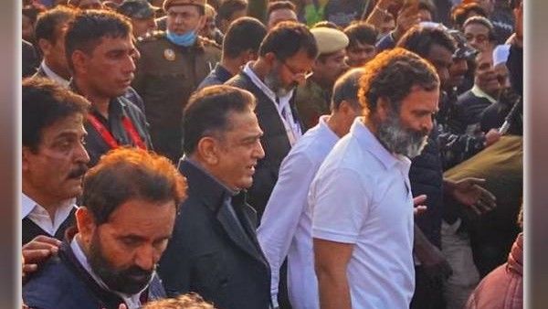 കരുത്തുകാട്ടി കോണ്‍ഗ്രസ്; ഭാരത് ജോഡോ യാത്രയില്‍ കമല്‍ഹാസനും... ആയിരങ്ങള്‍ അണിനിരന്നു