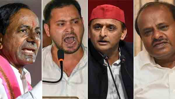 അഖിലേഷും കുമാരസ്വാമിയും തേജസ്വിയും കെസിആറിനൊപ്പം.. കോണ്‍ഗ്രസ് ഇല്ല; ദല്‍ഹിയില്‍ വീണ്ടും പ്രതിപക്ഷ കാഹളം