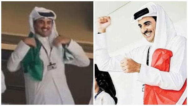 ആഹ്ലാദത്തില്‍ ഖത്തര്‍ അമീര്‍; വീഡിയോ വൈറല്‍... ഭരണാധികാരി അടിപൊളിയെന്ന് അഭിനന്ദനം