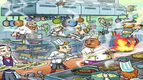 എന്തൊരു ബഹളമാണ് ഈ അടുക്കളയില്‍; ശരിക്കും നരകം, ഒരു വാച്ച് ഇതിലുണ്ട്, 15 സെക്കന്‍ഡില്‍ കണ്ടെത്തണം