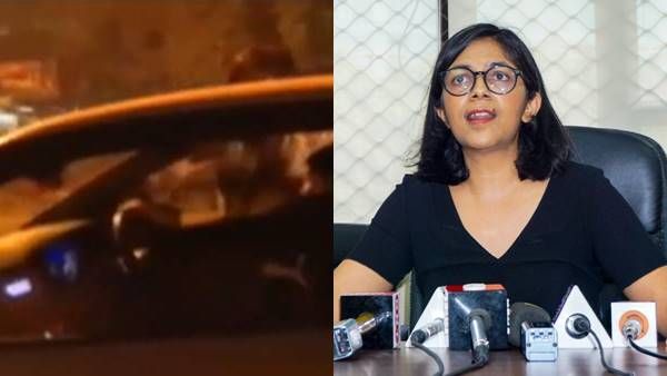 വനിത കമ്മിഷന്‍ അധ്യക്ഷയുടെ കൈ ചില്ലിനുള്ളില്‍ കുടുക്കി, വലിച്ചിഴച്ചു; ഞെട്ടിക്കുന്ന ദൃശ്യങ്ങള്‍