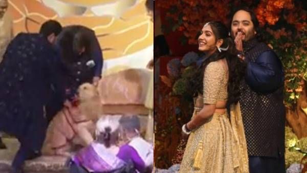 വേദിയിലേക്ക് ഓടിയെത്തി വളര്‍ത്തുനായ; എല്ലാവരും ഞെട്ടി; അംബാനി കുടുംബത്തിന്റെ ഒന്നൊന്നര സര്‍പ്രൈസ്