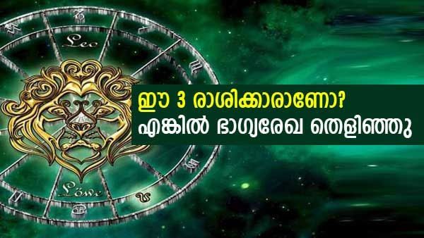 പണത്തിന് പുറമെ സ്വത്തും കിട്ടും..ഈ രാശിയാണോ, എന്നാല്‍ ഇന്നുമുതല്‍ ഭാഗ്യരേഖ തെളിഞ്ഞു!!