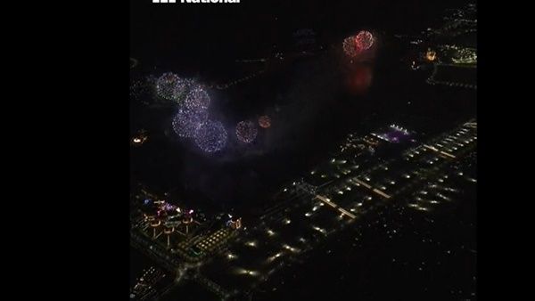 പൈറോ-മ്യൂസിക്കൽ ഷോയിലൂടെ രണ്ട് ഗിന്നസ് വേൾഡ് റെക്കോർഡ്; 2023നെ വരവേറ്റ് റാസൽഖൈമ