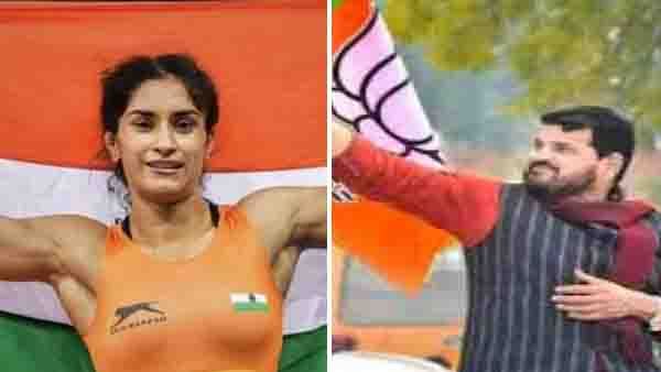 വനിതാ താരങ്ങളെ ലൈംഗികമായി ഉപദ്രവിക്കുന്നു; റെസ്ലിംഗ് പ്രസിഡന്റിന് എതിരെ വിനേഷ് ഫോഗട്ട്