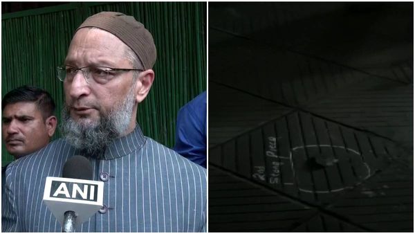 അസദുദ്ദീന്‍ ഒവൈസിയുടെ വീടിന് നേര്‍ക്ക് അജ്ഞാതരുടെ ആക്രമണം, കല്ലേറിൽ ജനാലകൾ തകർന്നു