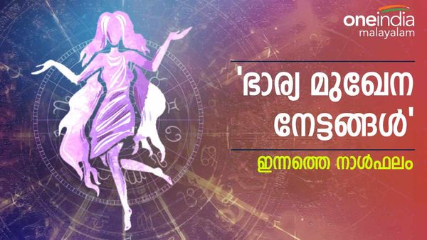യാത്രയില്‍ ധനനഷ്ടത്തിനു സാധ്യത, ഭാര്യ മുഖേന നേട്ടങ്ങള്‍ ഉണ്ടാകും, അഭീഷ്ടസിദ്ധി, ഇന്നത്തെ നാൾഫലം