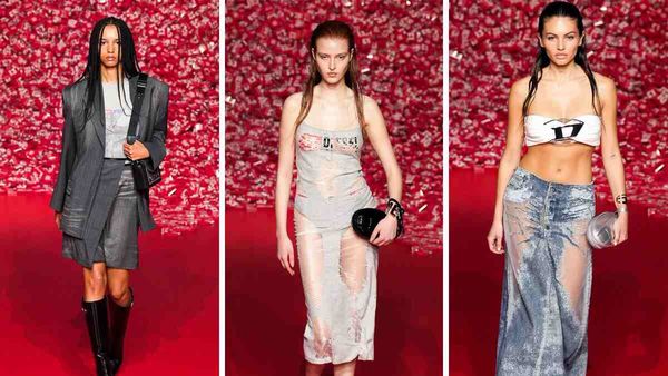 രണ്ട് ലക്ഷം കോണ്ടങ്ങളുടെ കൂമ്പാരം; മുന്നിലൂടെ നടന്നുനീങ്ങി മോഡലുകള്‍; മിലന്‍ ഫാഷന്‍ വീക്കില്‍ സംഭവിച്ചത്