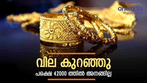 സ്വര്‍ണം വാങ്ങാനാണേല്‍ വിട്ടോ... കുറച്ചെങ്കിലും കുറഞ്ഞിട്ടുണ്ട്; ഇന്നത്തെ വില ഇങ്ങനെ