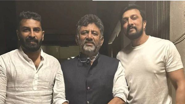 നടൻ കിച്ചാ സുധീപ് കോൺഗ്രസിലേക്ക്? ഡികെ ശിവകുമാറുമായി നിർണായക കൂടിക്കാഴ്ച, ചിത്രങ്ങൾ വൈറൽ