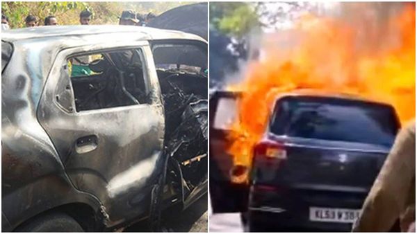 കണ്ണൂരിൽ ഓടിക്കൊണ്ടിരുന്ന കാറിന് തീ പിടിച്ചു, പൂർണ ഗർഭിണിയും ഭർത്താവും വെന്തുമരിച്ചു
