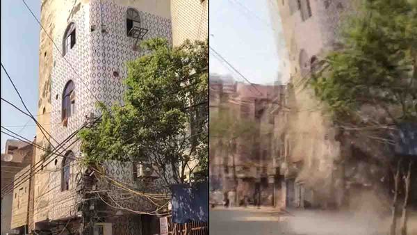 നോക്കി നില്‍ക്കെ ബഹുനില കെട്ടിടം തവിടുപൊടി, ആളുകള്‍ നേരത്തെ രക്ഷപ്പെട്ടു; നടുക്കുന്ന വീഡിയോ പുറത്ത്