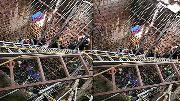 ഇന്‍ഡോര്‍ ക്ഷേത്രത്തിലെ അപകടം; മരണസംഖ്യ 35, രക്ഷാപ്രവര്‍ത്തനം തുടരുന്നു