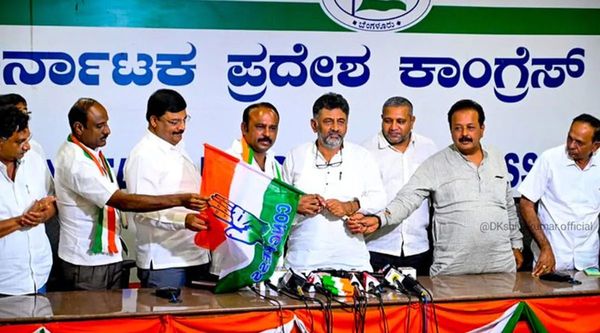 അന്ന് സർക്കാറിനെ വലിച്ച് താഴെയിടാന്‍ 'ബിജെപിക്കൊപ്പം'; ഇന്ന് കോണ്‍ഗ്രസില്‍ ചേരുന്നു, ഇത് ഡികെ തന്ത്രം