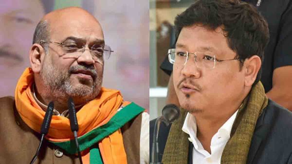 മേഘാലയ ഫലം; രണ്ട് സീറ്റുള്ള ബിജെപി ഭരണത്തിലെത്തും, പിന്തുണക്കണമെന്ന് അമിത് ഷായോട് സാംഗ്മ