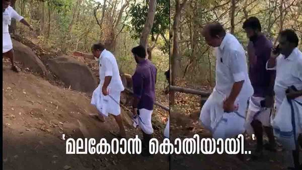 'അങ്ങനെ വിട്ടാല്‍ പറ്റില്ലല്ലോ..'; വീണ്ടും മലയാറ്റൂര്‍ മലകയറ്റവുമായി രാധാകൃഷ്ണന്‍