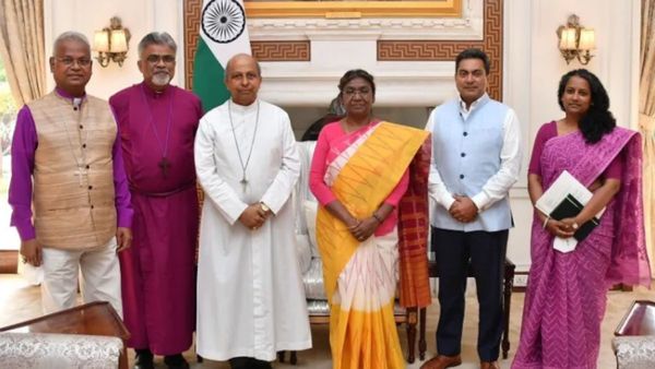 ക്രിസ്ത്യന്‍ വിഭാഗങ്ങള്‍ക്കെതിരെ അതിക്രമം വർധിക്കുന്നു: രാഷ്ട്രതിയെ ആശങ്ക അറിയിച്ച് പ്രതിനിധി സംഘം