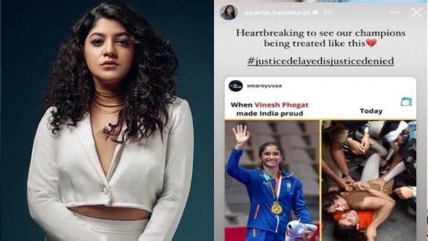 'ഈ കാഴ്ച ഹൃദയഭേദകമാണ്'; ഗുസ്തി താരങ്ങൾക്ക് ഐക്യദാർഢ്യവുമായി അപർണ ബാലമുരളി