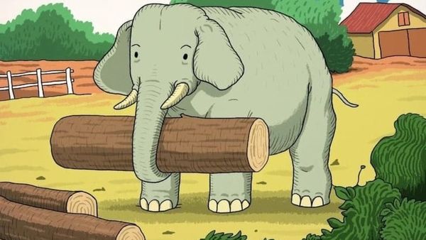 Optical Illusion: ചലഞ്ചിന് റെഡിയായിക്കോളൂ: അതാ ഒരാന, കുതിര വേറെയുമുണ്ട്, ആ വിരുതനെ കണ്ടെത്തണം