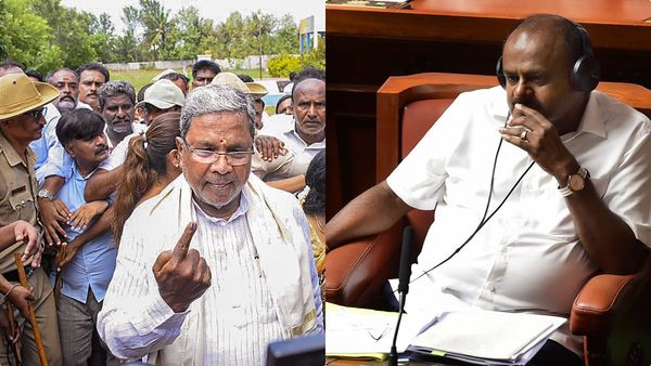 ചന്നപട്ടണയില്‍ കുമാരസ്വാമി പിന്നില്‍, ലീഡ് നേടി ബിജെപി, കര്‍ണാടകയില്‍ പോരാട്ടം ഇഞ്ചോടിഞ്ച്