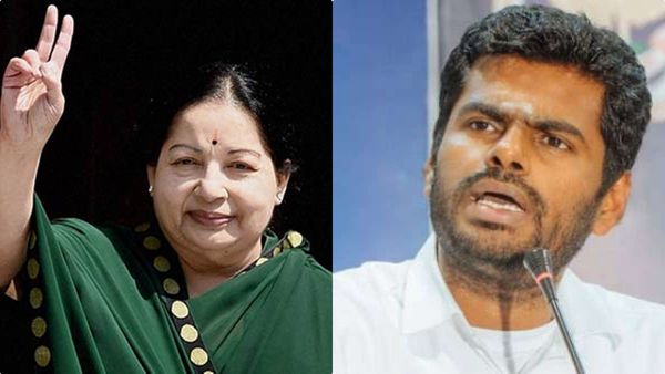 ജയലളിതയ്‌ക്കെതിരെ അണ്ണാമലൈയുടെ പരാമര്‍ശം; അണ്ണാഡിഎംകെ എന്‍ഡിഎ സഖ്യം വിട്ടേക്കും?