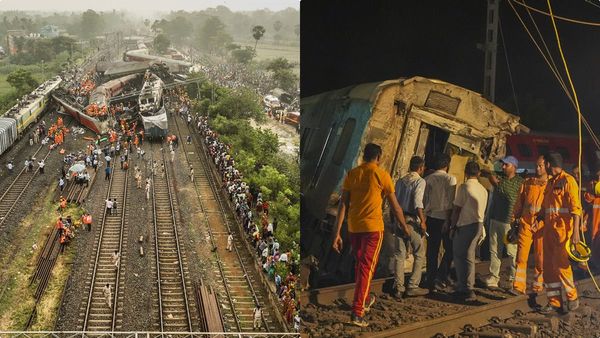ബാലസോറിലെ അപകടസ്ഥലത്ത് നിന്ന് പരിക്കേറ്റ യാത്രക്കാരെ കൊണ്ടുപോയ ബസ് അപകടത്തില്‍പ്പെട്ടു