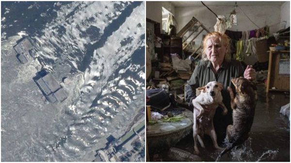 നോവ കഖോവ്ക ഡാം തകർന്നു, പ്രളയത്തിൽ മുങ്ങി നാട്, ഡാം തകർത്തത് റഷ്യയെന്ന് യുക്രൈൻ