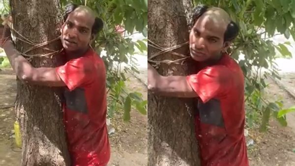 യുപിയില്‍ മുസ്ലിം യുവാവിനെ മരത്തില്‍ക്കെട്ടി അടിച്ചു; മൊട്ടയടിച്ച് ജയ് ശ്രീറാം വിളിപ്പിച്ചു