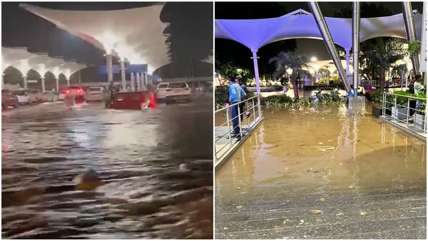 Viral Video:  അഹമ്മദാബാദ് വിമാനത്താവളത്തിൽ വെള്ളം കയറി; മുട്ടോളം  വെള്ളത്തിൽ യാത്രക്കാർ