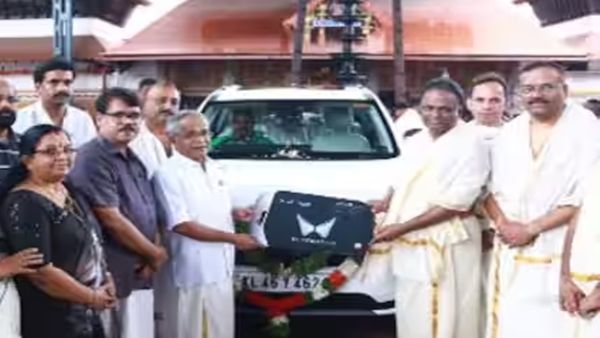 'ഇനി ഗുരുവായൂരപ്പന്റെ കൈകളില്‍'; ക്ഷേത്രത്തില്‍ കാണിക്കയായി മഹീന്ദ്രയുടെ ന്യൂ ജനറേഷന്‍ എക്‌സ്‌യുവി