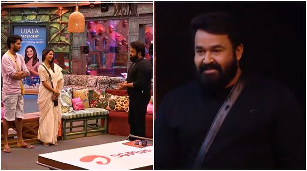 'ഞാൻ പോകുമ്പോൾ ഒരാളെ കൊണ്ടുപോകും'; ബി​ഗ്ബോസ് വീട്ടിലേക്ക് മോഹൻലാലിന്റെ സർപ്രൈസ് എൻട്രി; ആ ഒരാൾ ആര്?