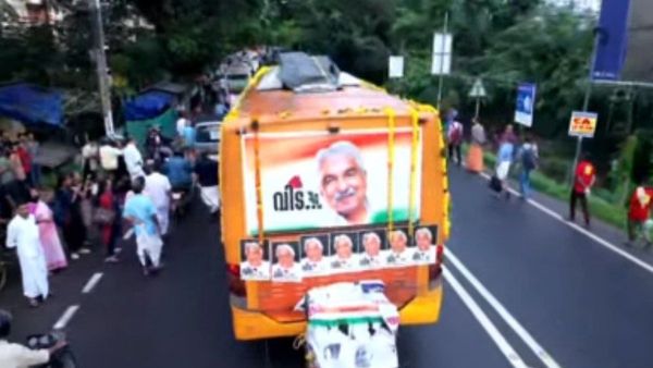 പുതുപ്പള്ളിക്കാരുടെ ഇടയിലേക്ക് അവസാനമായി കുഞ്ഞൂഞ്ഞ് എത്തുന്നു: ജനസാഗരമായി ജനനായകന്റെ വിലാപ യാത്ര