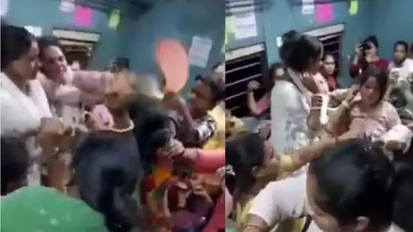 ട്രെയിനിൽ സ്ത്രീകളുടെ കൂട്ടയടിയും തെറിവിളിയും;  ബഹളിത്തിനിടയിൽ ഒരേയൊരു ആൺതരി! സംഭവമിങ്ങനെ