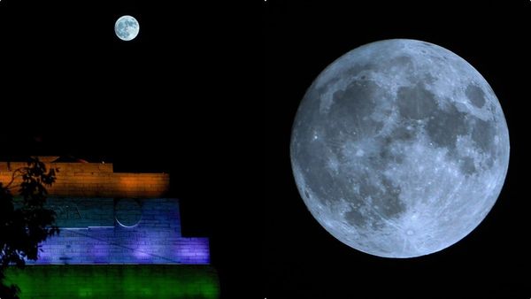 സൂപ്പര്‍ ബ്ലൂമൂണ്‍ ഇന്ത്യയില്‍ ദൃശ്യമായി: അപൂര്‍വ ആകാശ ദൃശ്യവിസ്മയം വീക്ഷിച്ച് വാനനിരീക്ഷകര്‍