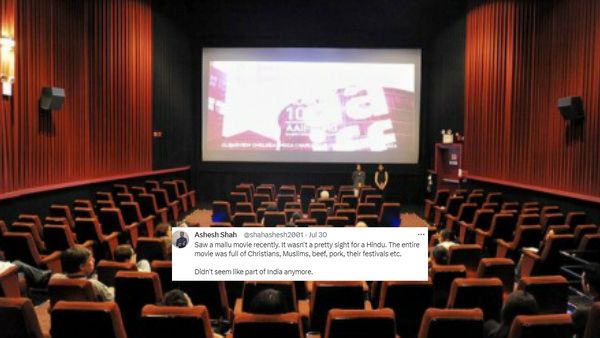  'മലയാള സിനിമ ഹിന്ദുക്കള്‍ക്ക് കണ്ടിരിക്കാന്‍ സാധിക്കില്ല, കേരളം ഇന്ത്യയിലാണോ'; ട്വിറ്ററില്‍ വിദ്വേഷ പ്രചാരണം