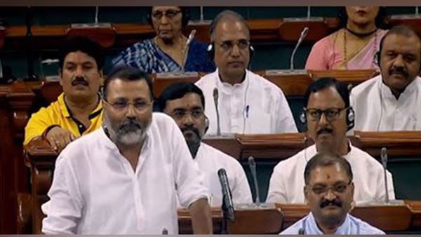 'രാഹുൽ ഉറങ്ങിപ്പോയതാണോ? നടക്കുന്നത് പ്രതിപക്ഷത്തിന്റെ വിശ്വാസ വോട്ടെടുപ്പ്'; നിഷികാന്ത് ദുബെ