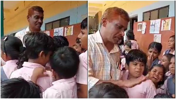 മാഷേ പോവല്ല..പോവല്ലേ മാഷേ..; സ്ഥലംമാറിപ്പോകുന്ന അധ്യാപകനെ പോകാൻ വിടാതെ കുട്ടികൾ, പൊട്ടിക്കരച്ചിൽ