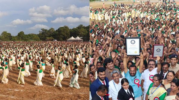 ചരിത്രത്തിലേക്ക് ചുവടുവെച്ച് കുടുംബശ്രീ നര്‍ത്തകിമാര്‍; ലോക റെക്കോര്‍ഡ് സ്വന്തമാക്കി മെഗാ തിരുവാതിര