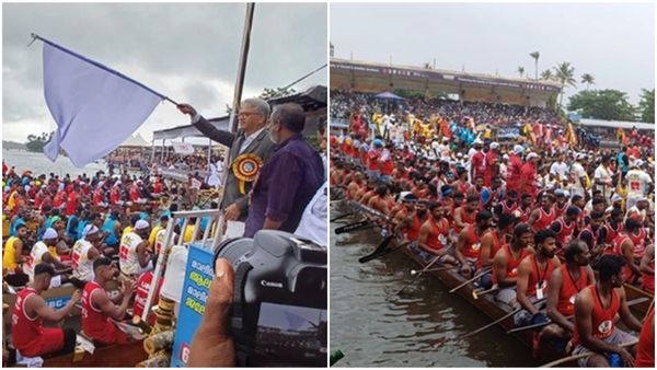 നെഹ്‌റു ട്രോഫി വള്ളം കളി; ആവേശപ്പോരാട്ടത്തിനൊടുവിൽ ഒന്നാമനായി വീയപുരം ചുണ്ടൻ...