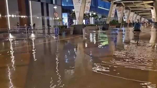 ജി20: കനത്ത മഴയില്‍ ഭാരത് മണ്ഡപത്തില്‍ വെള്ളക്കെട്ടെന്ന് കോണ്‍ഗ്രസ്, നിഷേധിച്ച് സര്‍ക്കാര്‍