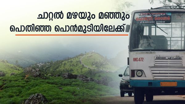 ചാറ്റൽ മഴ, മഞ്ഞ് പൊതിഞ്ഞ വഴി, 22 ഹെയർ പിൻവളവുകളും, അതും ആനവണ്ടിയിൽ; പൊൻമുടി പോകാം