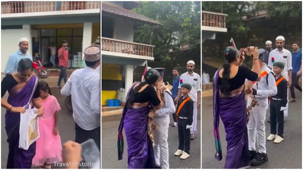 മഴയത്തും നബിദിന ജാഥയെ കാത്തുനിന്ന് ഷീന; നോട്ട് മാലയ്ക്കൊപ്പം ചേർത്ത് പിടിച്ചൊരു മുത്തവും; വീഡിയോ
