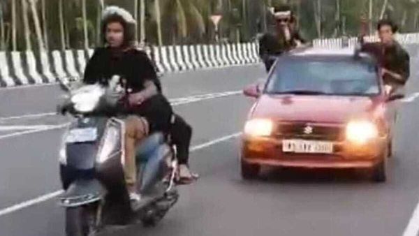 റോഡില്‍ സാഹസിക പ്രകടനം നടത്തിയ ആറുപേര്‍ക്കെതിരെ കേസും പിഴയും